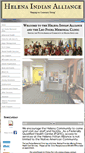 Mobile Screenshot of helenaindianalliance.com